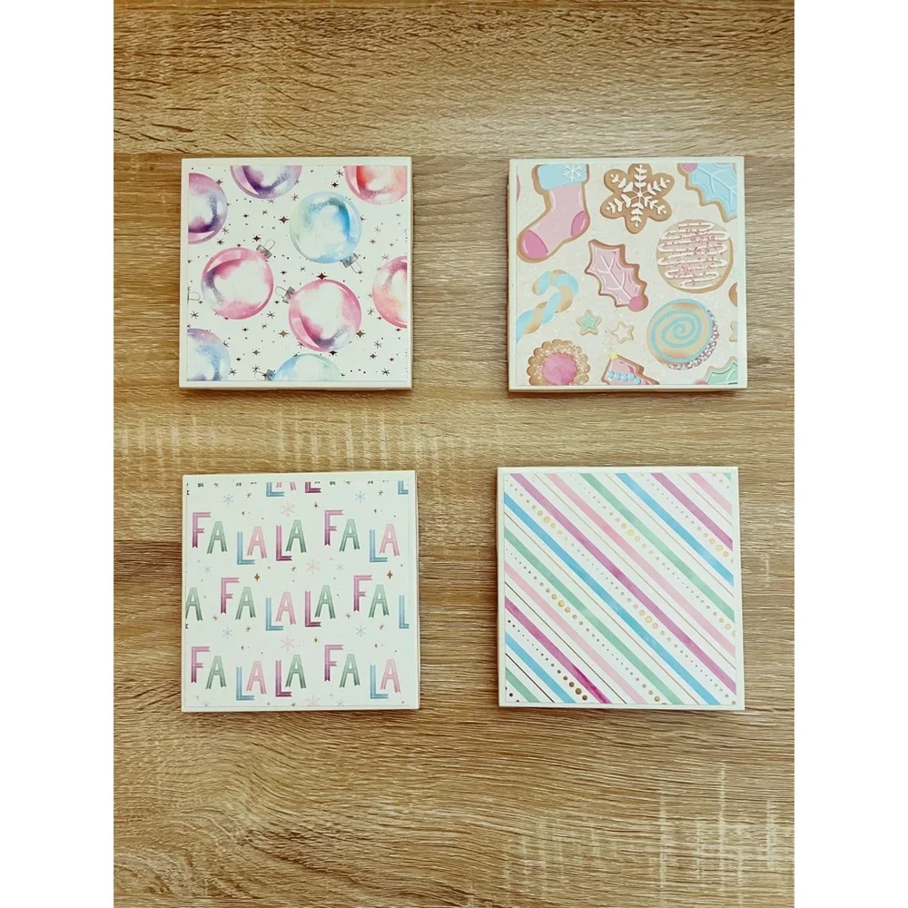 Holiday- Set of 4 Handmade Holiday Coasters